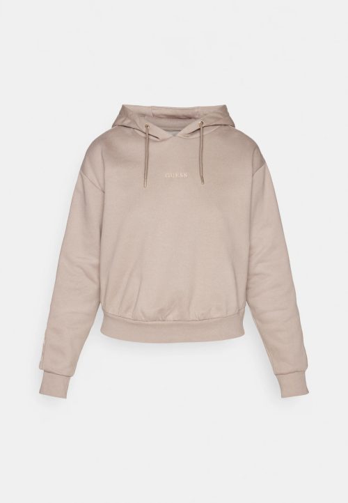 GUESS STACIE HOODED SWEATSHIRT - WEATHERED GREY