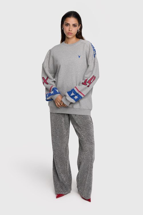 ALIX THE LABEL KNITTED SPORTS SWEATER