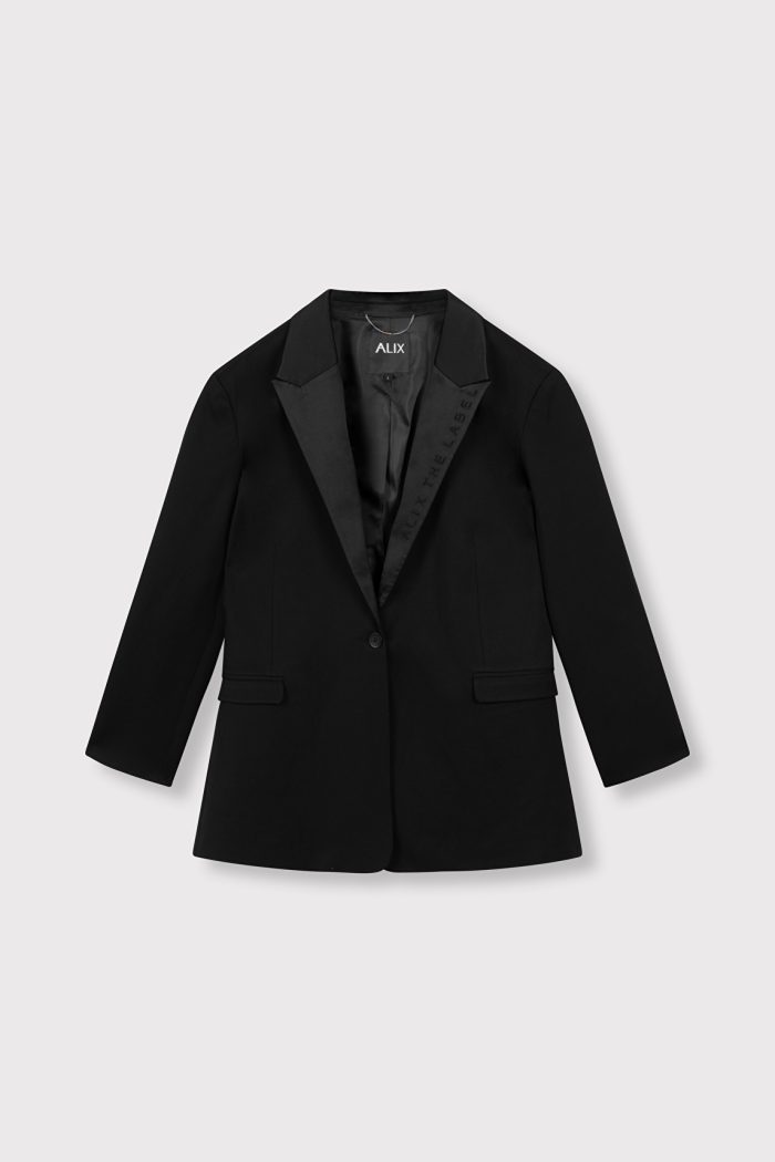 ALIX THE LABEL WOVEN BLAZER