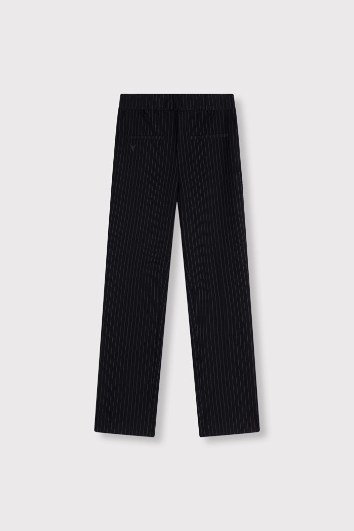 ALIX THE LABEL WOVEN RELAXED MIX SUIT PANTS