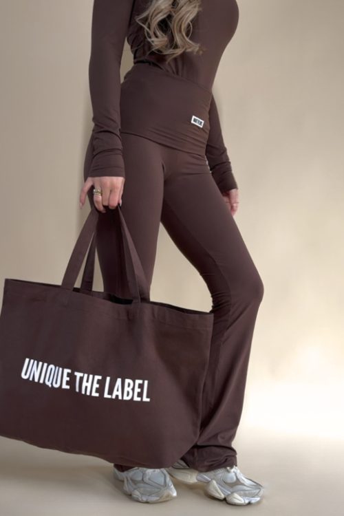 UNIQUE THE LABEL CANVAS TOTE BAG