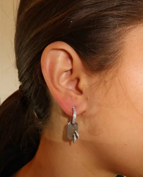 JULI DANS JEWELS ISABELLE MINI EARRING - SILVER