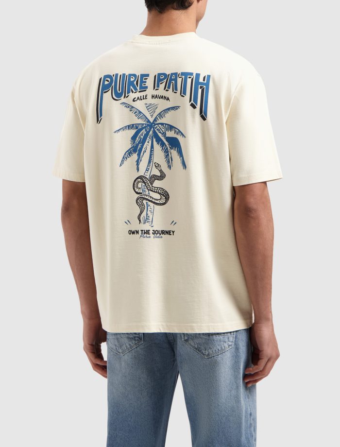 PURE PATH LOOSE FIT CREWNECK SS T-SHIRT