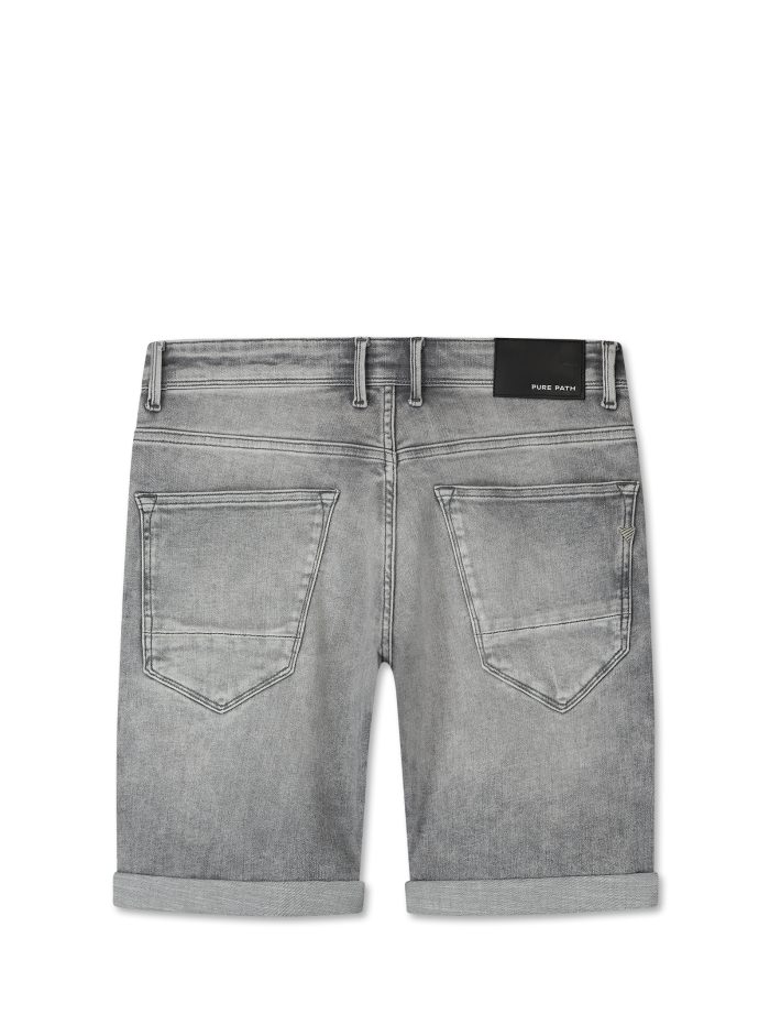 PURE PATH THE STEVE SKINNY FIT DENIM SHORT