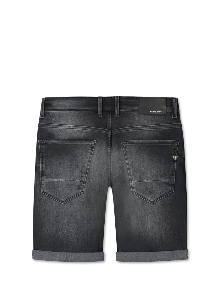 PURE PATH THE STEVE SKINNY FIT DENIM SHORT